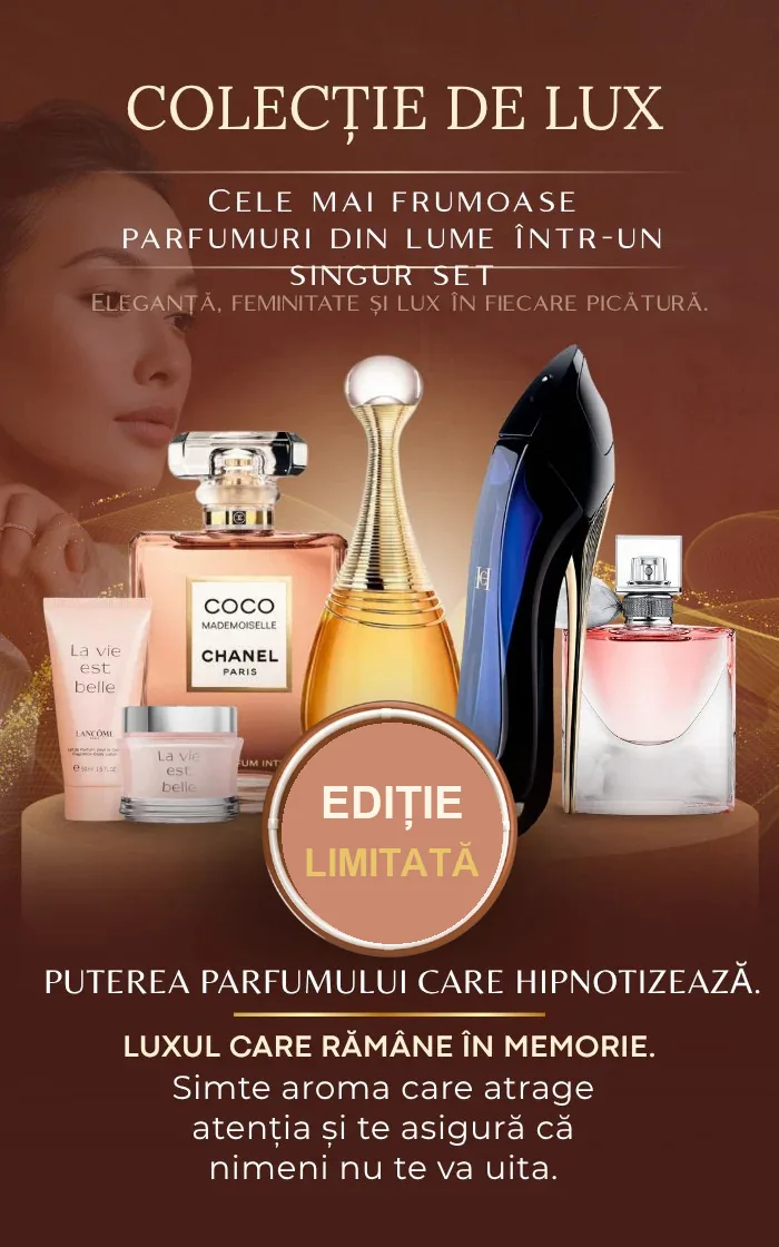 Colecție de lux — cele mai frumoase parfumuri din lume într-un singur set